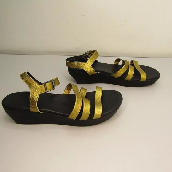 NEW ARCHE Womens Socool Sandals Ankle Strap Buckle Wedge Cushion Size 10 - Picture 6 of 7